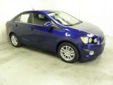 2013 Blue Topaz Metallic Chevrolet Sonic LT Sedan #71531850