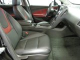 2012 Chevrolet Volt Hatchback Jet Black/Spice Red/Dark Accents Interior