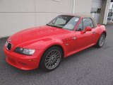 Bright Red BMW Z3 in 2001