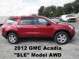 2012 Crystal Red Tintcoat GMC Acadia SLE AWD #71634233