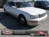 White Lexus LS in 1997
