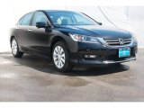 2013 Crystal Black Pearl Honda Accord EX-L V6 Sedan #71633843