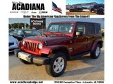 2010 Red Rock Crystal Pearl Jeep Wrangler Unlimited Sahara 4x4 #71633830