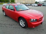 2008 Dodge Charger Inferno Red Crystal Pearl