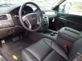2013 Chevrolet Silverado 3500HD LTZ Crew Cab 4x4 Dually Ebony Interior