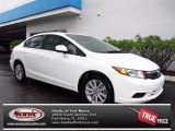 2012 Taffeta White Honda Civic EX Sedan #71633523