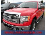 2013 Race Red Ford F150 XLT SuperCab 4x4 #71634110