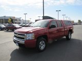 2010 Victory Red Chevrolet Silverado 1500 LT Extended Cab 4x4 #71634062