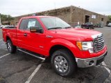 2012 Race Red Ford F150 XLT SuperCab 4x4 #71687899