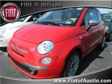 2012 Rosso Brillante (Red) Fiat 500 Lounge #71688470