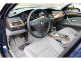 2008 BMW 5 Series 535i Sedan Grey Interior