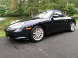 Midnight Blue Metallic Porsche Boxster in 2003