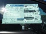 2013 Ford F150 Platinum SuperCrew 4x4 Window Sticker