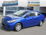 2012 Marathon Blue Hyundai Accent GLS 4 Door #71687726