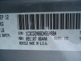2013 Avenger Color Code for Billet Silver Metallic - Color Code: PSC