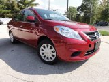 2012 Red Brick Nissan Versa 1.6 SV Sedan #71745507