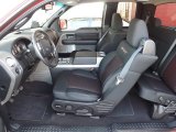 2008 Ford F150 FX2 Sport SuperCrew Black/Red Sport Interior