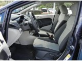 2013 Ford Fiesta S Sedan Charcoal Black/Light Stone Interior