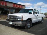 2003 Summit White Chevrolet Silverado 1500 LS Extended Cab 4x4 #71745430