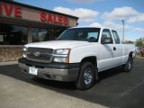 2003 Summit White Chevrolet Silverado 1500 LS Extended Cab 4x4 #71745430