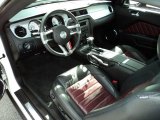 2012 Ford Mustang V6 Premium Coupe Lava Red/Charcoal Black Interior