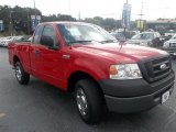 Bright Red Ford F150 in 2006