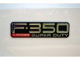 2001 Ford F350 Super Duty Lariat SuperCab 4x4 Marks and Logos