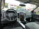 2012 Dodge Ram 3500 HD Laramie Mega Cab 4x4 Dually Dark Slate Interior