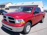 2009 Inferno Red Crystal Pearl Dodge Ram 1500 Laramie Crew Cab 4x4 #7150689