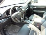 2013 Kia Sorento SX V6 AWD Black Interior