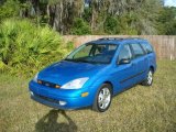 2001 Malibu Blue Metallic Ford Focus SE Wagon #664641