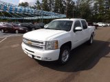 2013 Summit White Chevrolet Silverado 1500 LT Crew Cab 4x4 #71745263