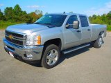 2013 Silver Ice Metallic Chevrolet Silverado 2500HD LT Crew Cab 4x4 #71745233