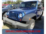 2009 Deep Water Blue Pearl Coat Jeep Wrangler X 4x4 #71745194