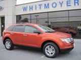 2007 Blazing Copper Metallic Ford Edge SE AWD #71745185