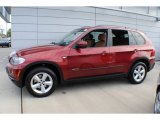 Vermillion Red Metallic BMW X5 in 2009