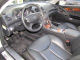 2008 Mercedes-Benz SL 550 Roadster Black Interior