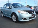 2009 Vapor Blue Metallic Suzuki SX4 Touring Sport Sedan #71819572