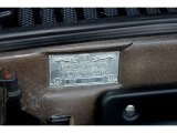 1999 Rolls-Royce Silver Seraph  Info Tag