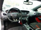 2013 Dodge Dart Rallye Black/Ruby Red Interior