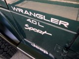 1999 Jeep Wrangler Sport 4x4 Marks and Logos
