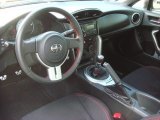 2013 Scion FR-S Sport Coupe Black/Red Accents Interior