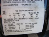 1996 Chevrolet Impala SS Info Tag