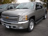 2013 Graystone Metallic Chevrolet Silverado 1500 LT Crew Cab 4x4 #71852839