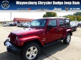 2012 Deep Cherry Red Crystal Pearl Jeep Wrangler Unlimited Sahara 4x4 #71852883