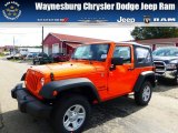 2013 Crush Orange Jeep Wrangler Sport 4x4 #71852925