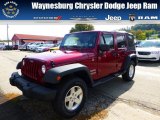 2012 Deep Cherry Red Crystal Pearl Jeep Wrangler Unlimited Sport S 4x4 #71852882