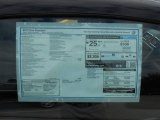 2013 Volkswagen Eos Komfort Window Sticker