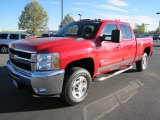 2010 Victory Red Chevrolet Silverado 2500HD LTZ Crew Cab 4x4 #71860941