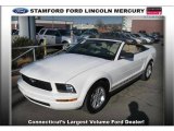 2008 Performance White Ford Mustang V6 Deluxe Convertible #7148993